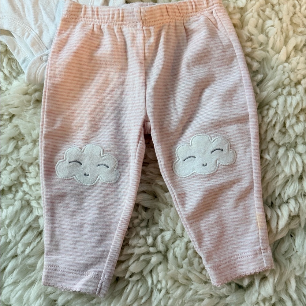 Carter's White and Pink Kids Matching Set - Picture 3 of 7